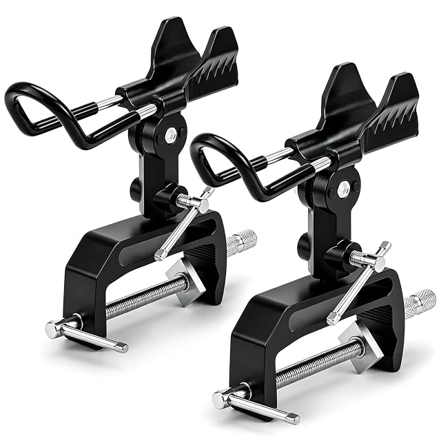 Raxfekro aluminium alloy boat rod holder with geared angle adjustment
