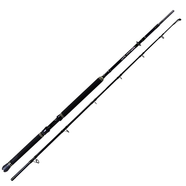 Team Deep Sea North Power Boat rod with aluminium reel seat and gimbal butt