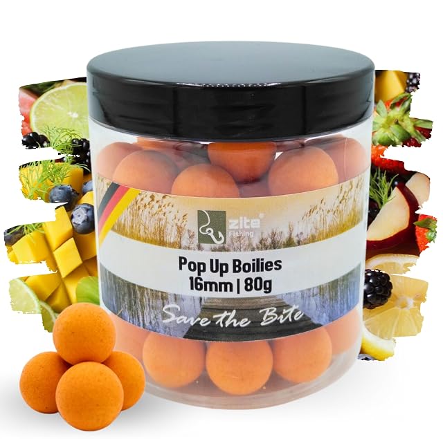Zite Fishing tutti frutti pop-up boilies, 16 mm, 80 g tin