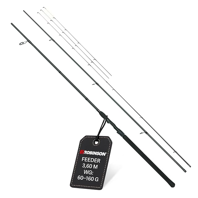 Robinson Stinger X-Cross feeder rod with three quiver tips and EVA grip