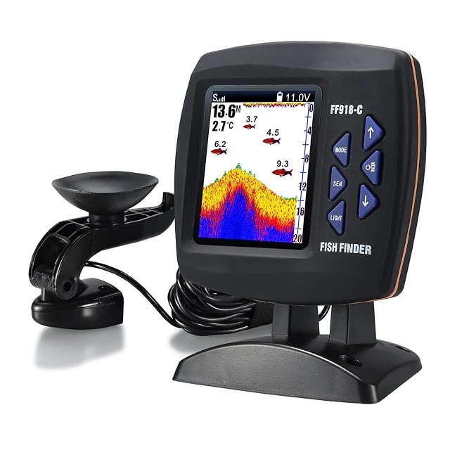Sunydog portable sonar fish finder with LCD monitor