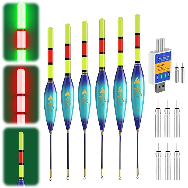 ACAREY LED fishing float with colour-changing bite indicator