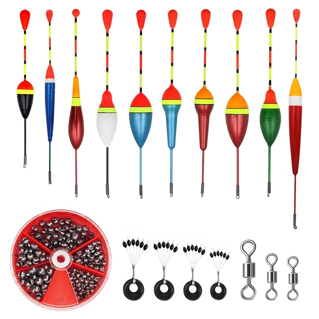 GETRICH float set with 205 lead shot and space beans