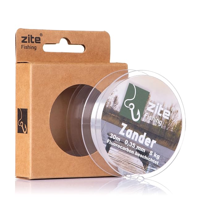 Zite Fishing fluorocarbon coated zander leader line