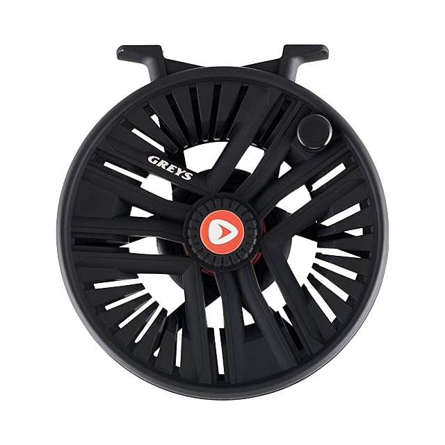 Greys Fin fly reel in black, size 3/4