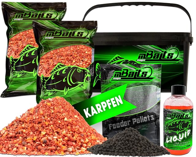 Angel-Berger Magic Baits carp groundbait set with bucket and liquid