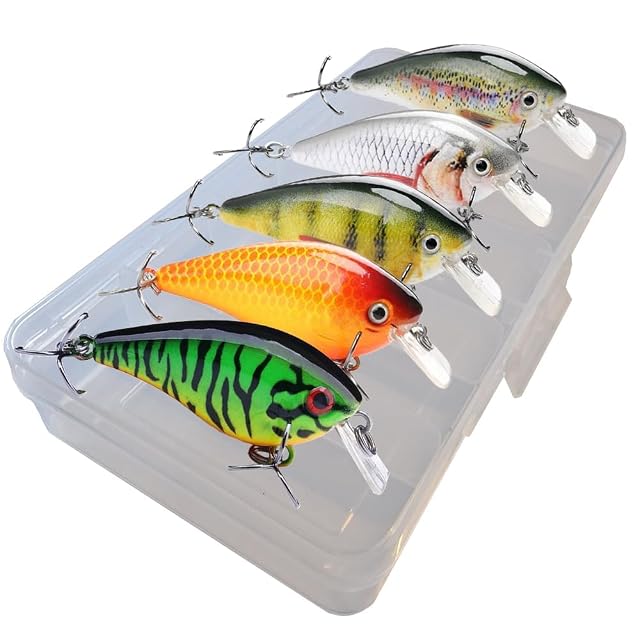 Perch’n Pike five-piece crankbait set in a box