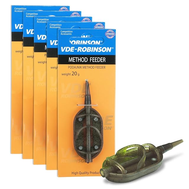 Robinson method feeder refill pack, five 20 g inline feeders