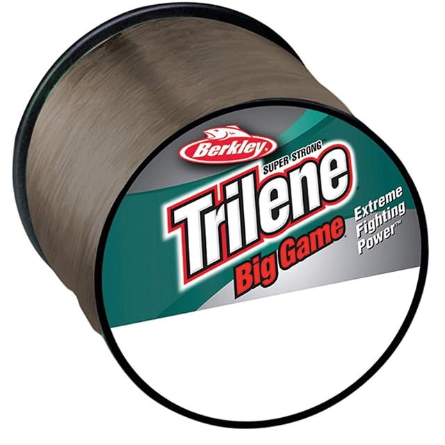 Berkley Trilene Big Game brown monofilament line on a 1000 metre economy spool