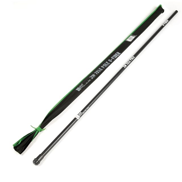 Zite Fishing Tele Pole telescopic glass fibre pole with metal tip ring