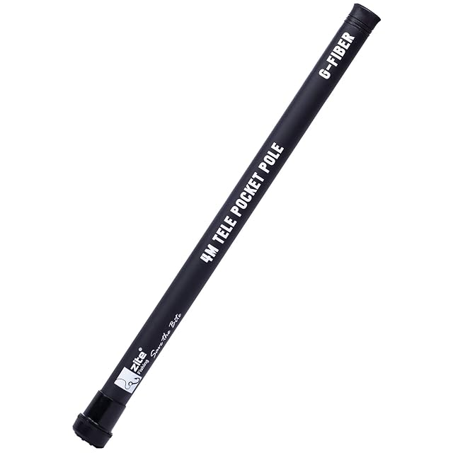 Zite Fishing Pocket Pole collapsed to 45 cm beside its extended length