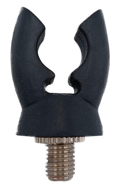 A&N Deluxe black rubber butt grip rod rest
