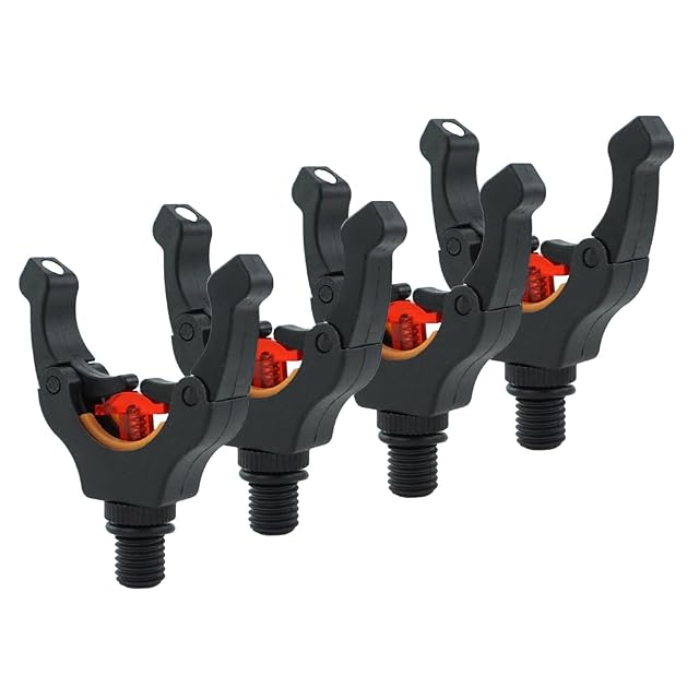 Hirisi Tackle carp rod grippers with magnetic clips, four pieces