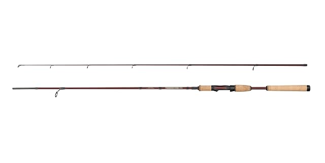 Abu Garcia Tormentor2 dark red spinning rod with cork handle