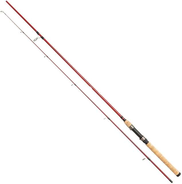 Berkley Cherrywood red spinning rod with cork handle
