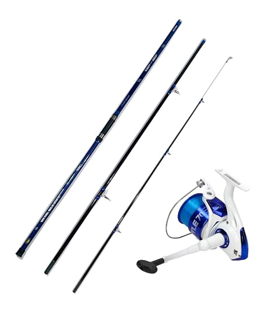 A&M Blue Ocean surf rod with Beach Battle 70 sea reel