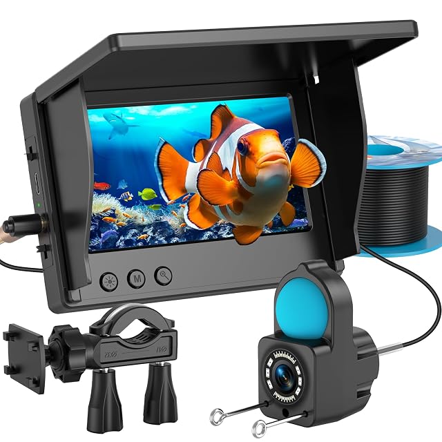 TMACTIME underwater fishing camera with LCD monitor and 30 m cable