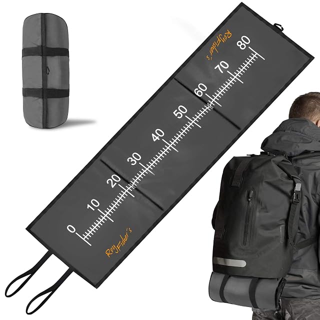 Roy Fishers 100 by 30 cm ultralight unhooking mat with measuring tape