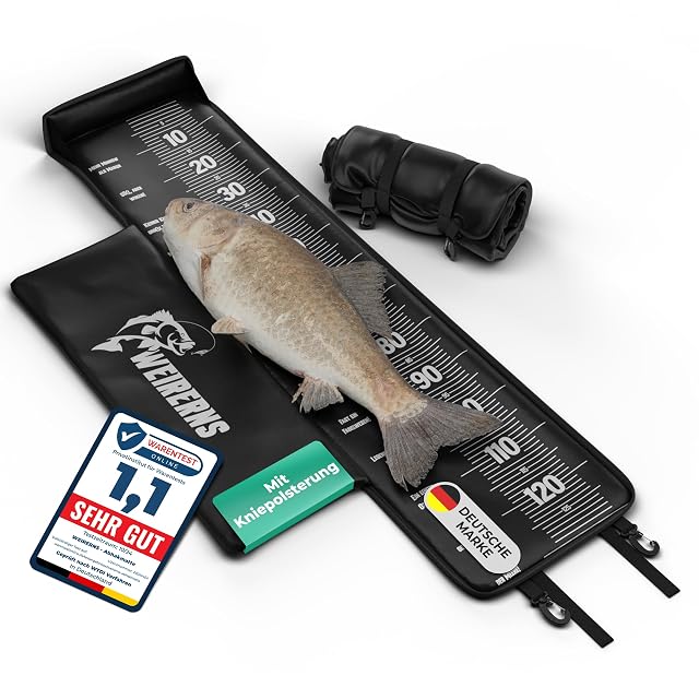 WEIRERNS premium unhooking mat with measuring tape and knee padding
